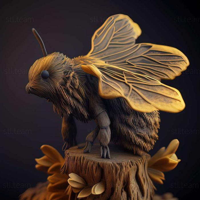 3D модель Bombus lapponicus (STL)